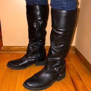 Black Knee High Boots 👢